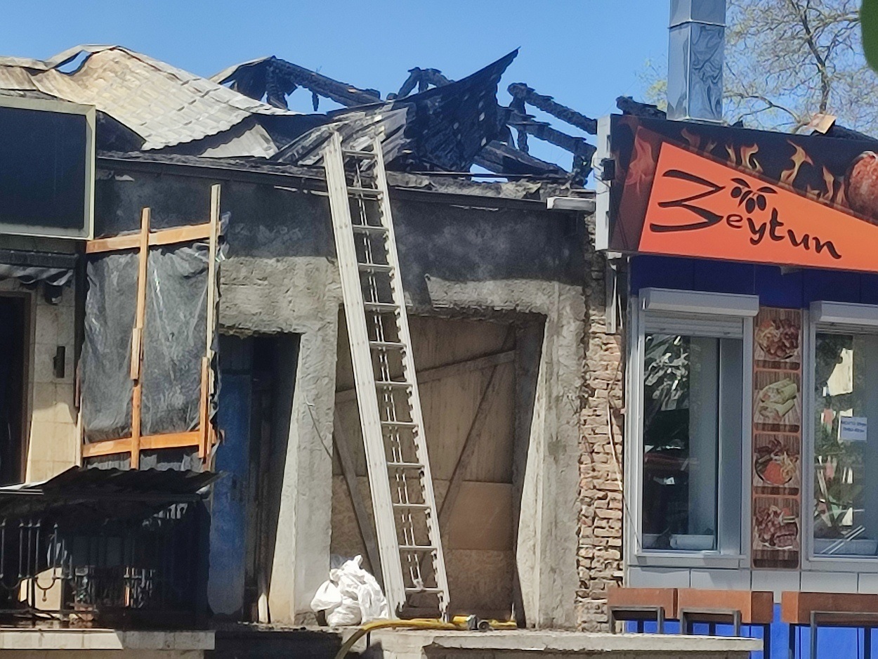 Стала відома причина вчорашньої пожежі в центрі Ізмаїла