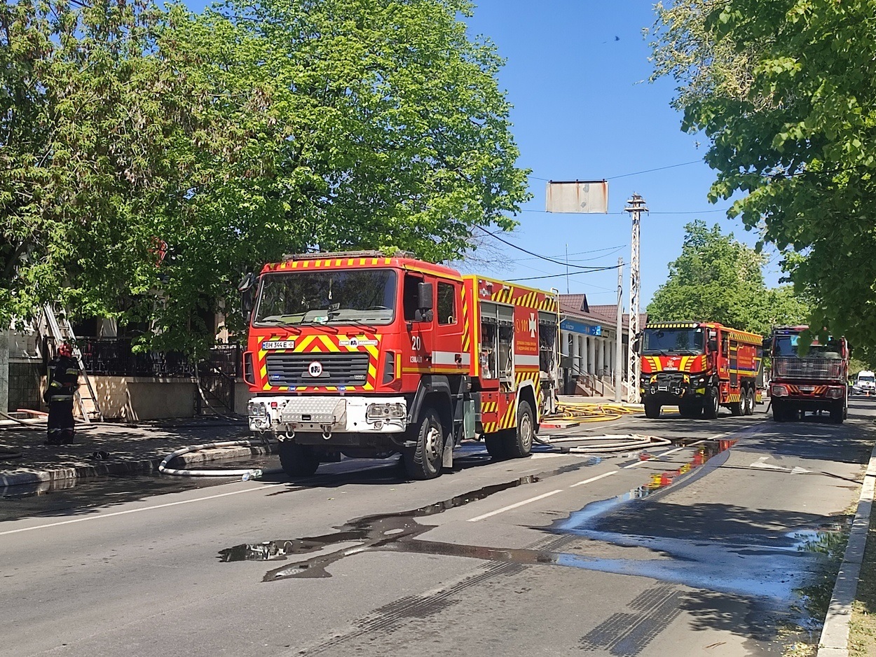Стала відома причина вчорашньої пожежі в центрі Ізмаїла