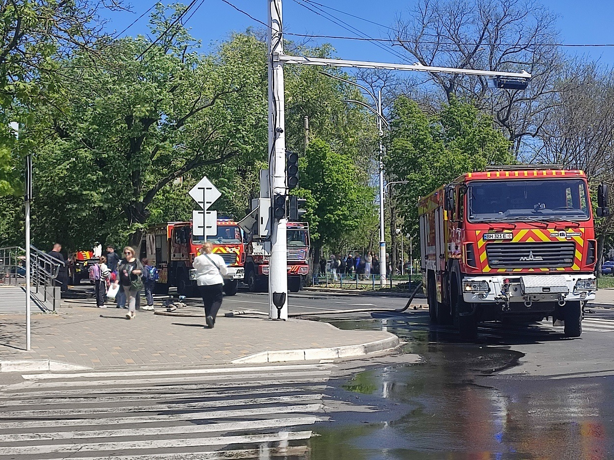 Стала відома причина вчорашньої пожежі в центрі Ізмаїла