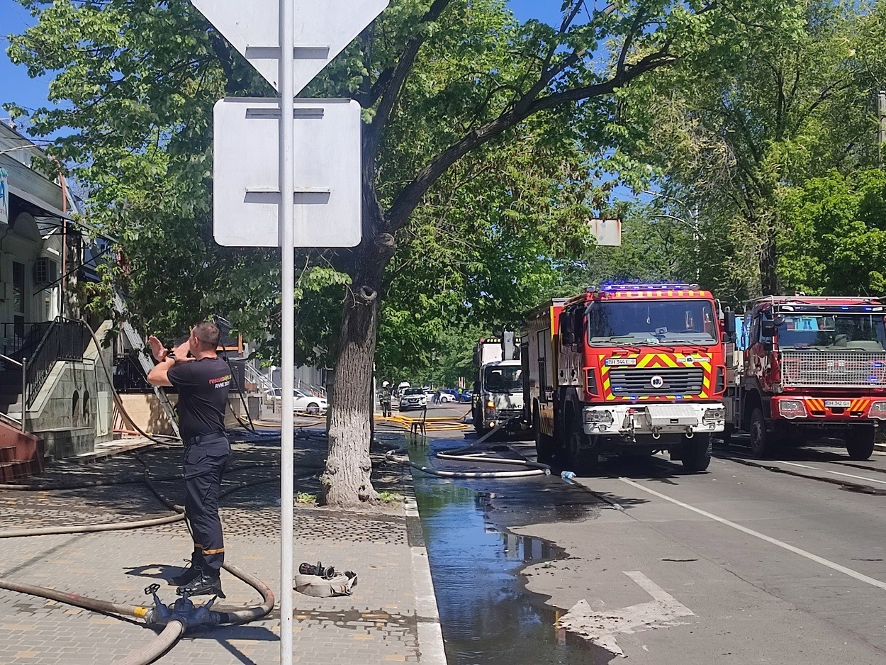 Стала відома причина вчорашньої пожежі в центрі Ізмаїла