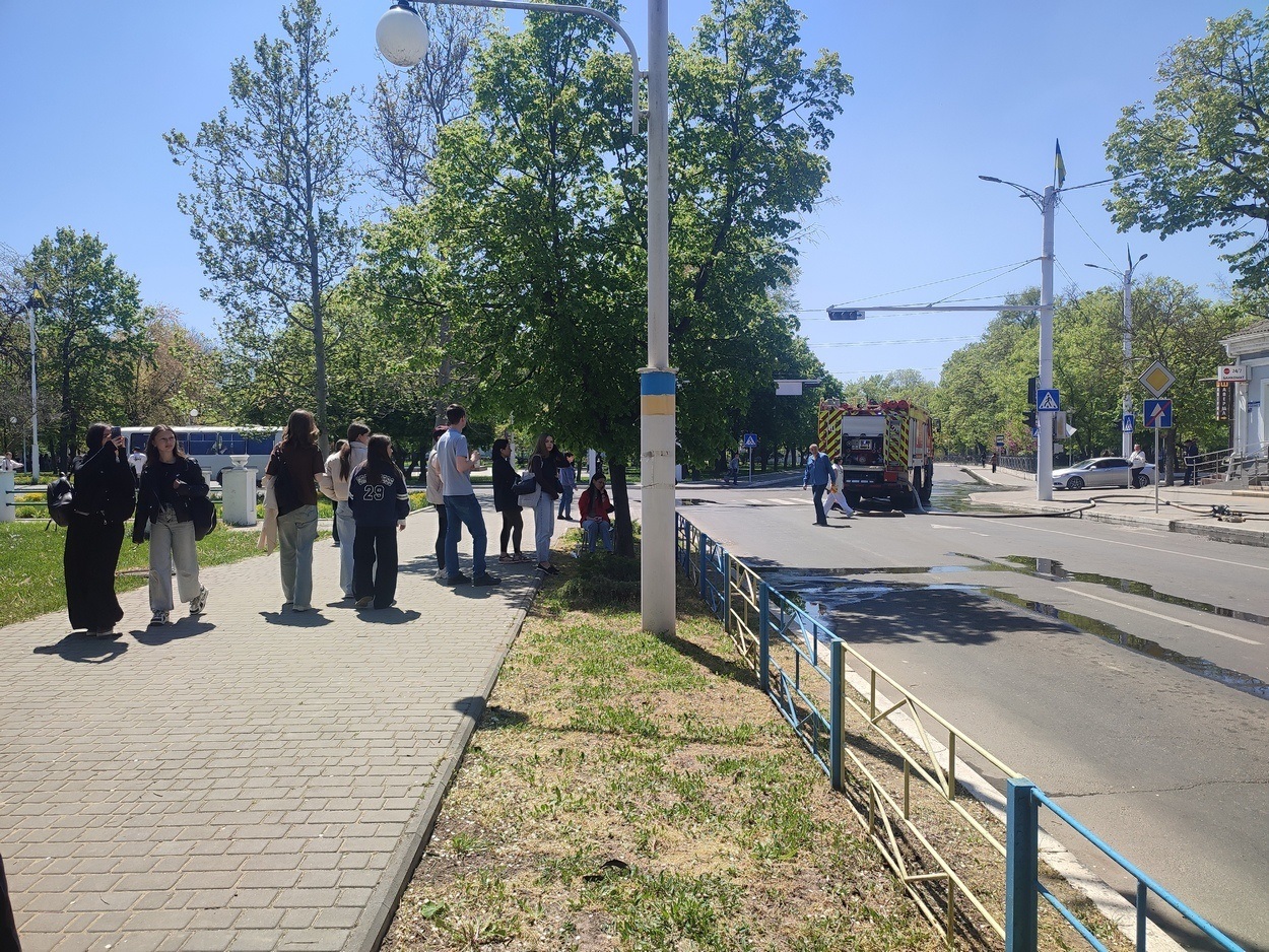 Стала відома причина вчорашньої пожежі в центрі Ізмаїла