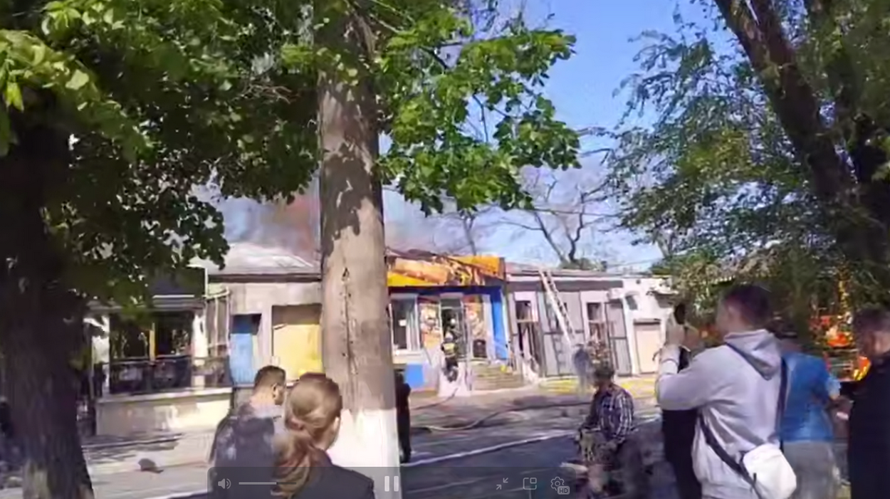 Стала відома причина вчорашньої пожежі в центрі Ізмаїла