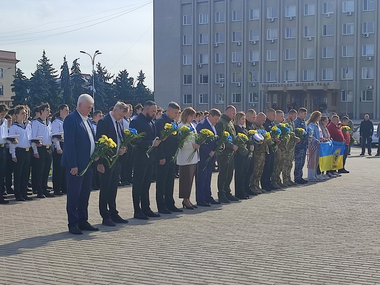 У День Пам’яті та Перемоги Ізмаїл вшанував подвиг ветеранів Другої світової та захисників України