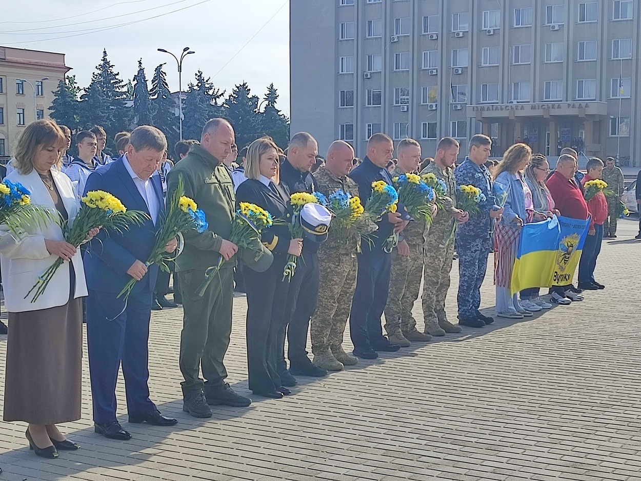 У День Пам’яті та Перемоги Ізмаїл вшанував подвиг ветеранів Другої світової та захисників України