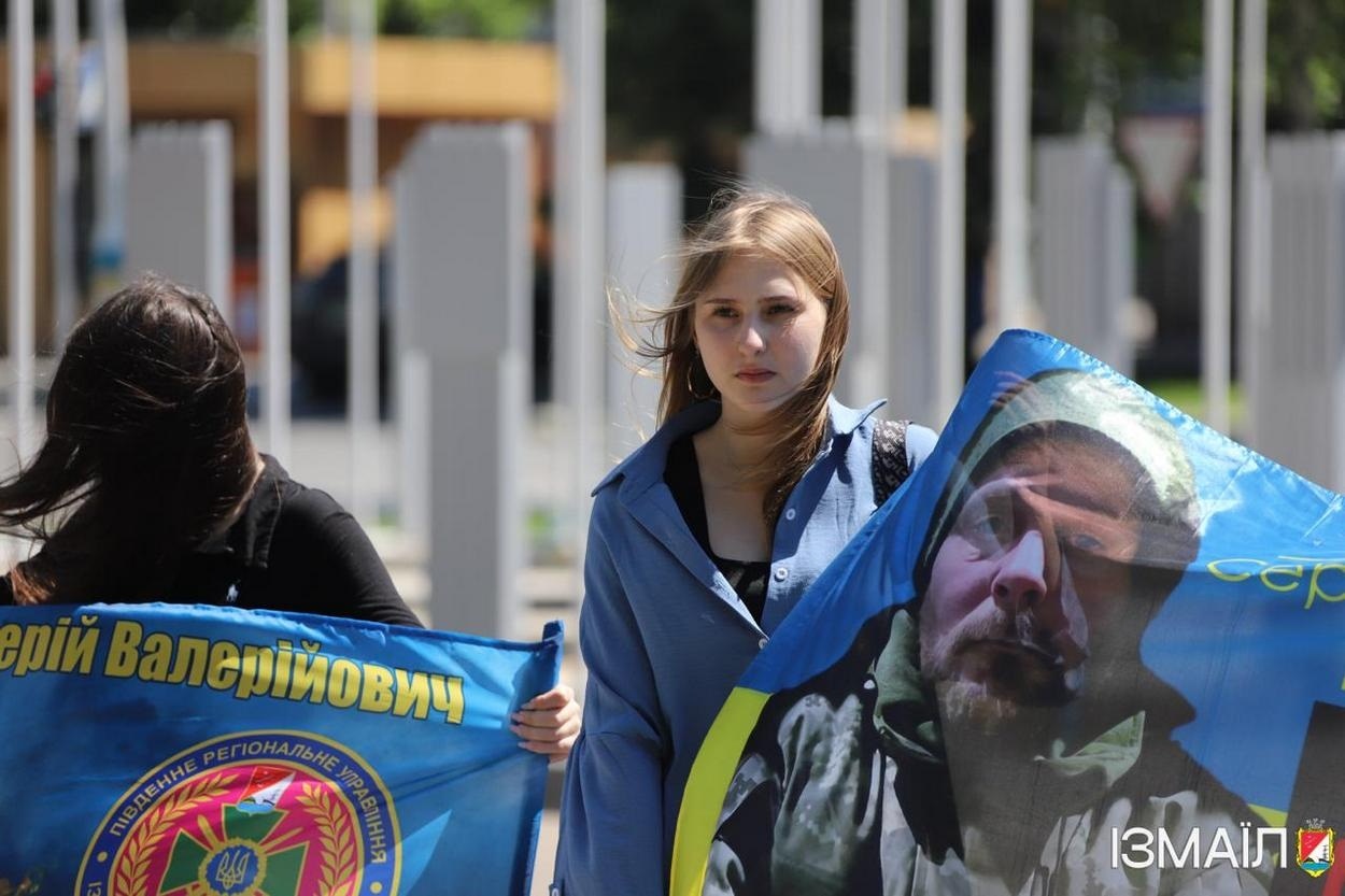 В Ізмаїлі пройшла акція на підтримку родин зниклих безвісти та військовополонених
