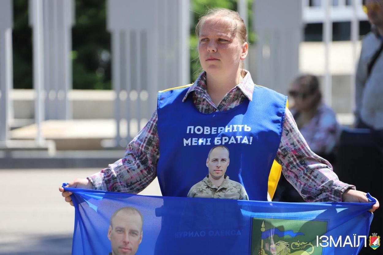 В Ізмаїлі пройшла акція на підтримку родин зниклих безвісти та військовополонених