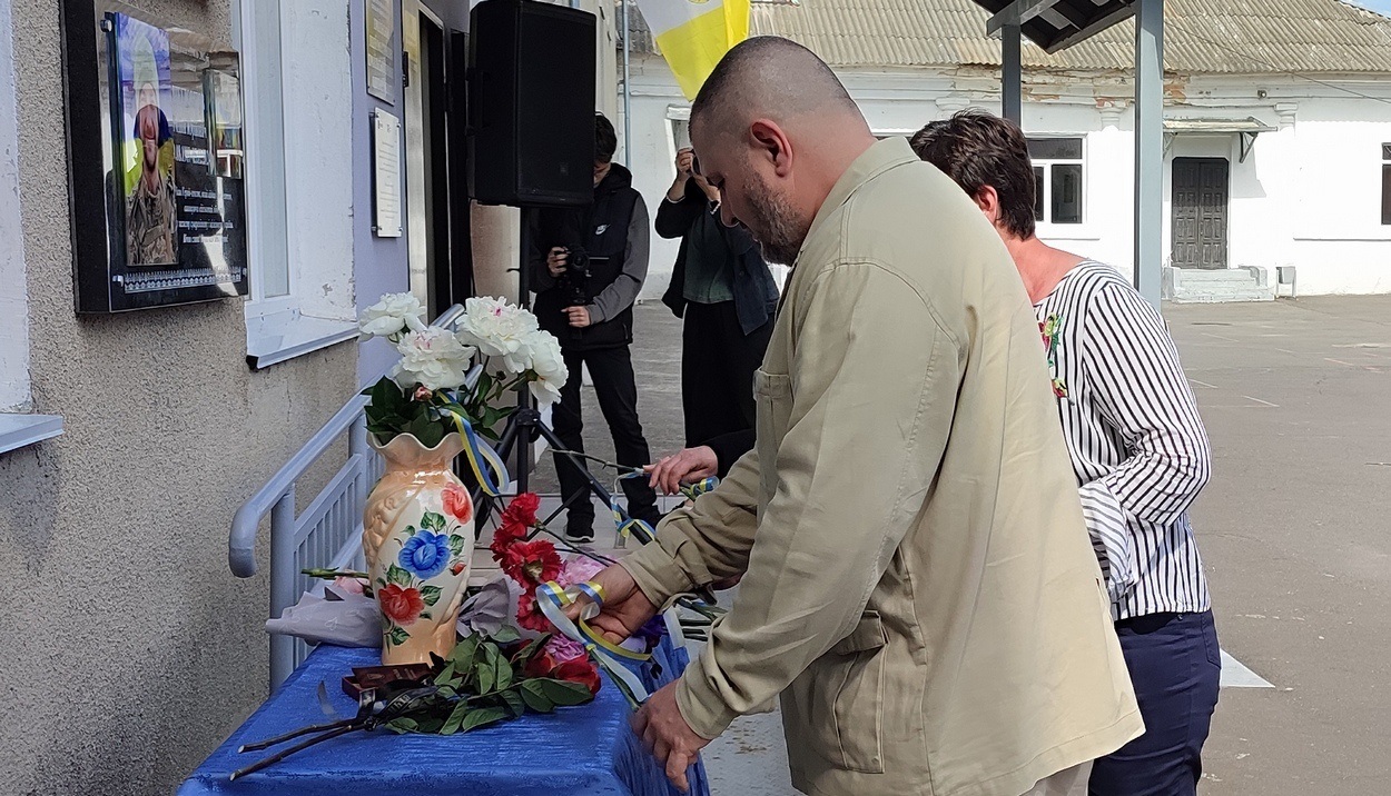 В Ізмаїлі відкрили пам’ятну табличку, присвячену полеглому захиснику Родіону Щегловітову