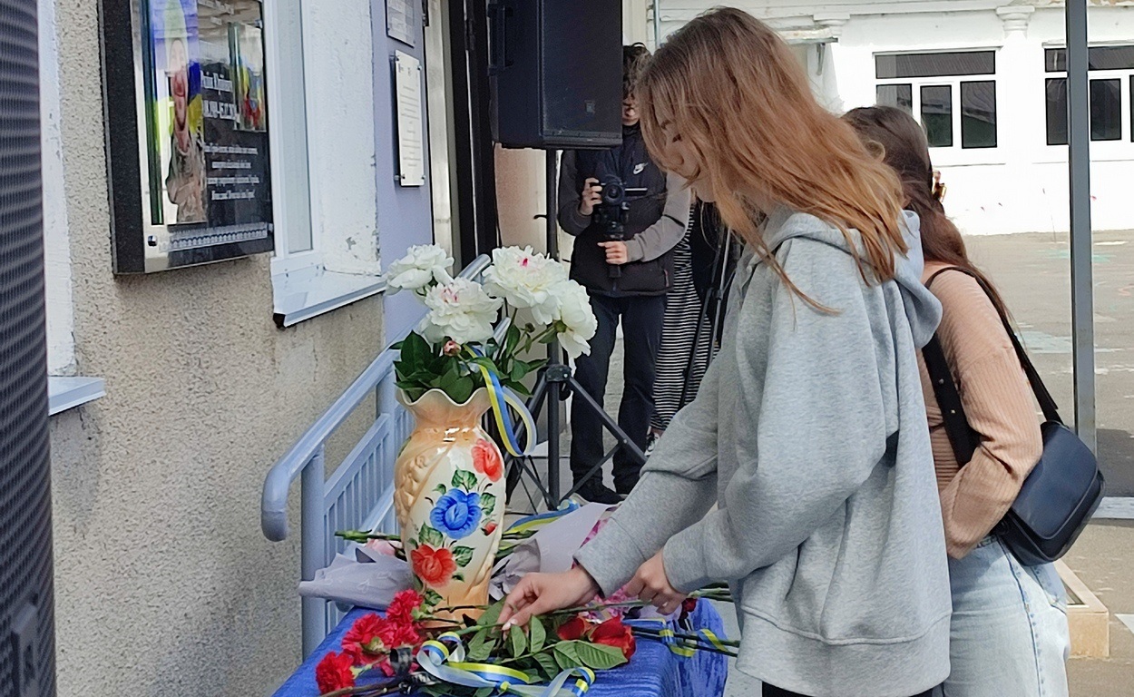 В Ізмаїлі відкрили пам’ятну табличку, присвячену полеглому захиснику Родіону Щегловітову