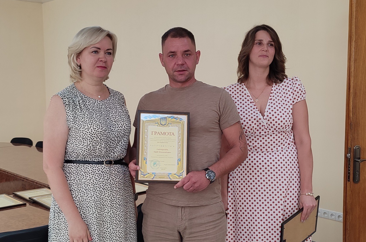 В Ізмаїлі до Дня будівельника відбулося урочисте нагородження