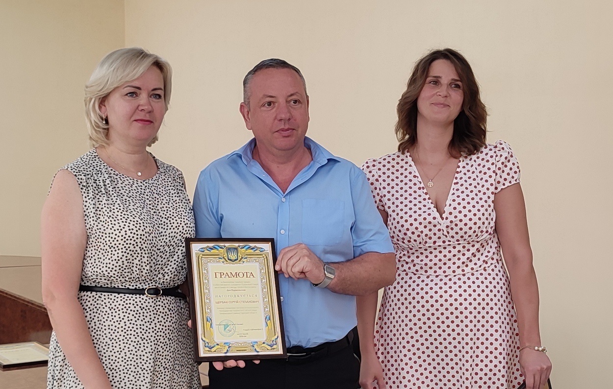 В Ізмаїлі до Дня будівельника відбулося урочисте нагородження