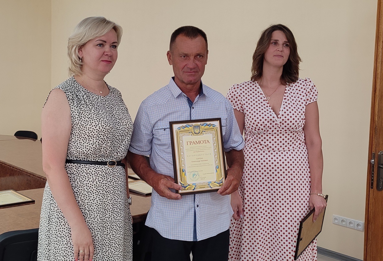 В Ізмаїлі до Дня будівельника відбулося урочисте нагородження