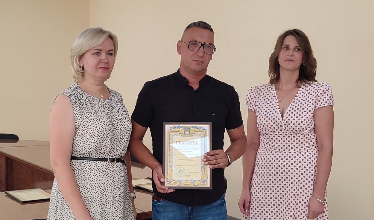В Ізмаїлі до Дня будівельника відбулося урочисте нагородження